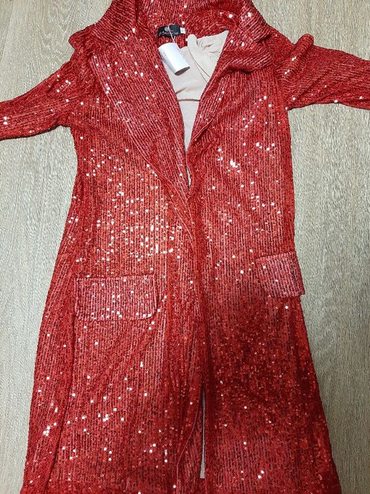 Платье пиджак, вечерний наряд