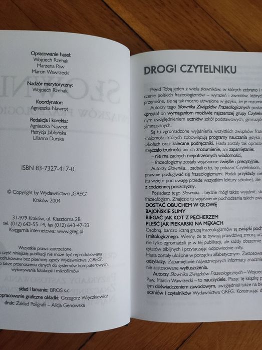 Książka Słownik związków frazeologicznych