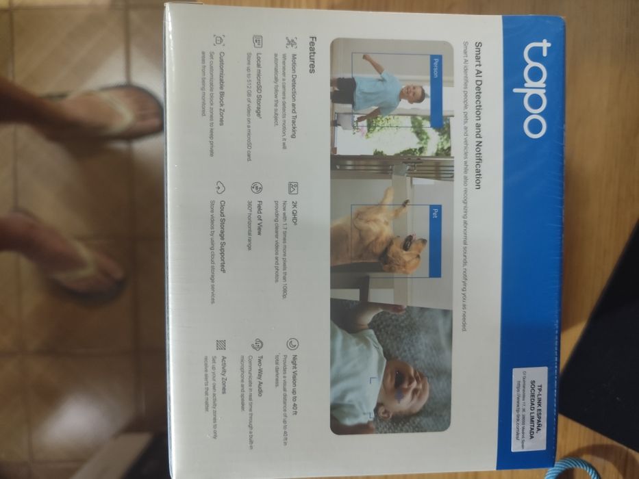 Câmara de segurança nova selada