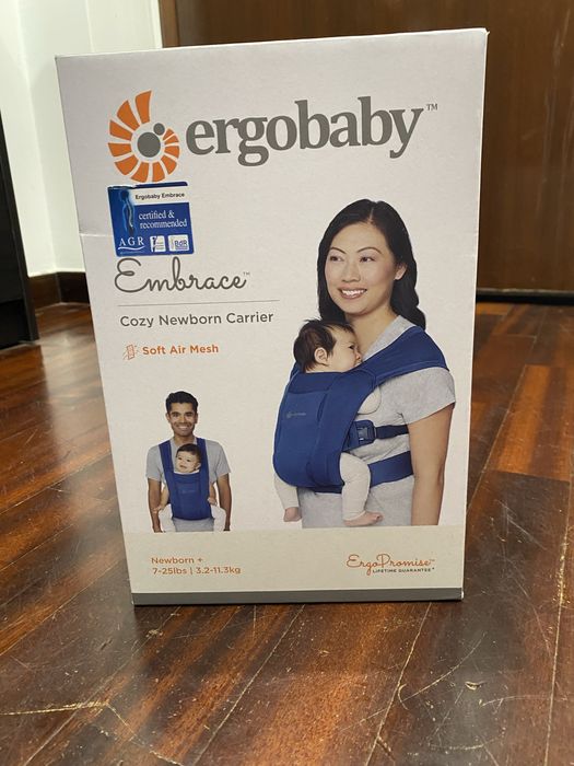 Marsupio Ergobaby Embrace Soft Air Mes AZul