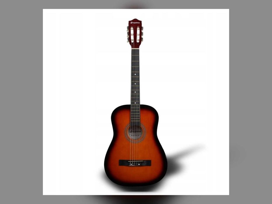 Nowa Gitara Klasyczna 4/4 Do Nauki Zestaw Pokrowiec Pasek Struny