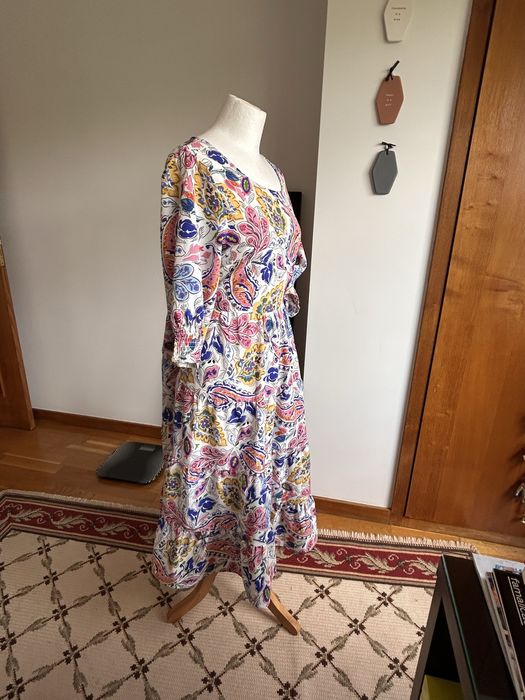 Vestido Comprido Molly Bracken – Padrão Floral/Paisley Tamanho M/L