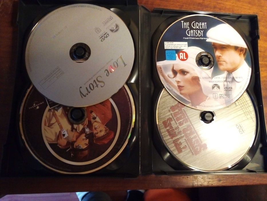 Great Getsby Robert Redford C. Eastwood, Ryan O'Neil, P. Newman 4 DVD