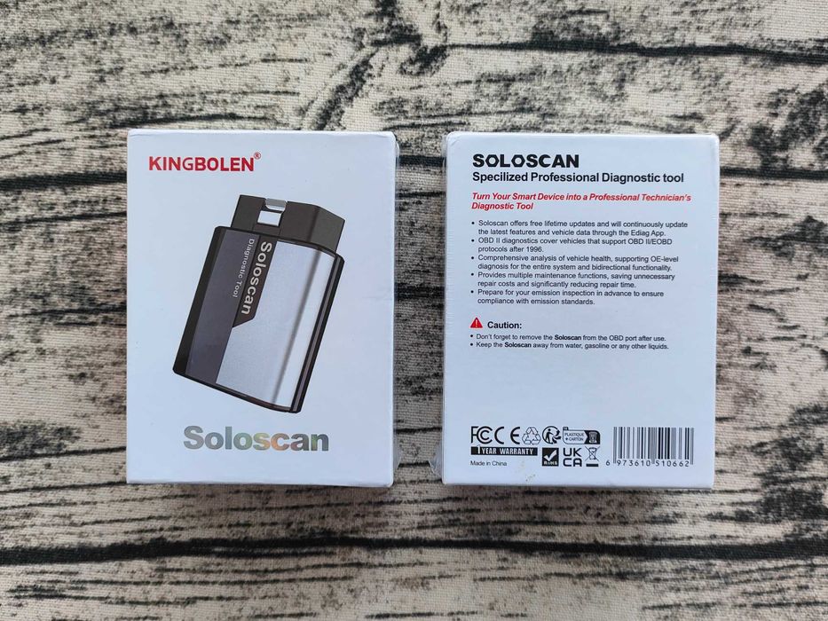 Автосканер Kingbolen Soloscan для FORD, BMW та VAG сканер помилок OBD2