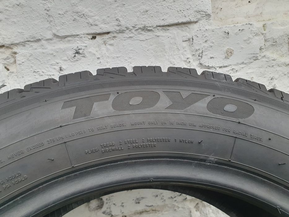 Opony zimowe 2szt. 195/60/16 C TOYO do busa! 2022 rok!!! 8mm! MONTAŻ!!