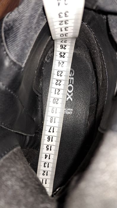 Kozaki oficerki Geox D Laceyin czarne