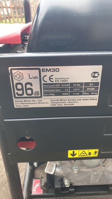 Agregat Honda EM 30