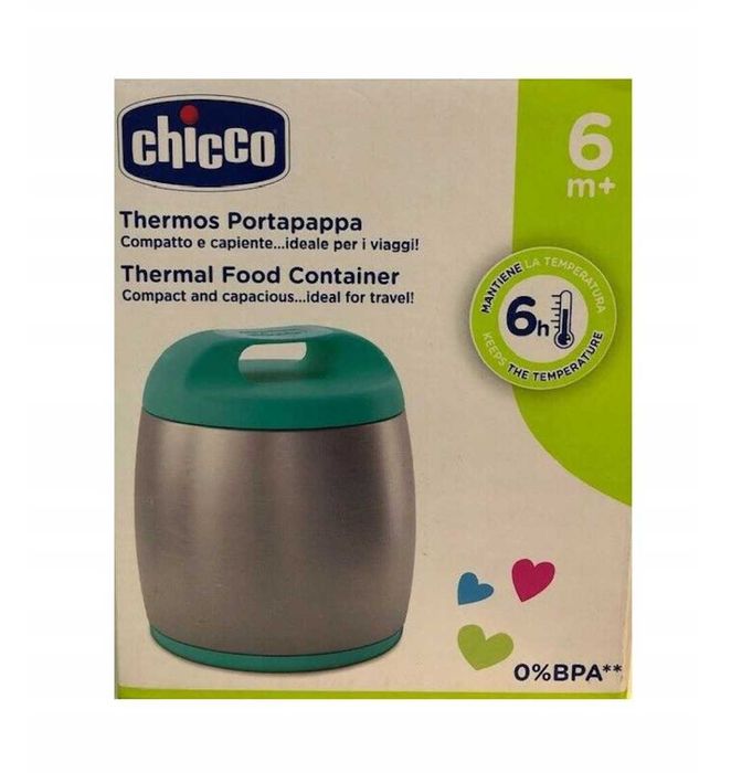 Termos obiadowy Chicco 0,35 l szary