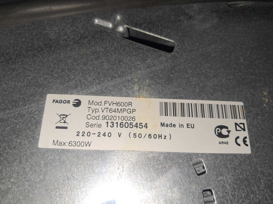 Placa Vitrocerâmica Fagor