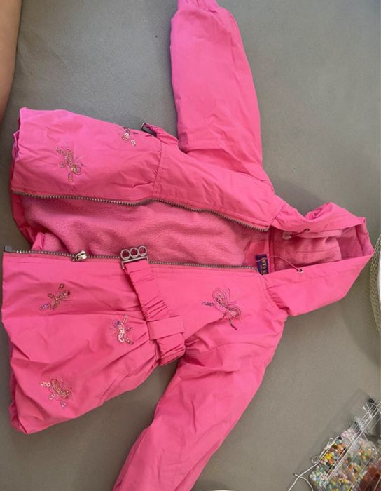 Różowa kurtka dla dziewczynki