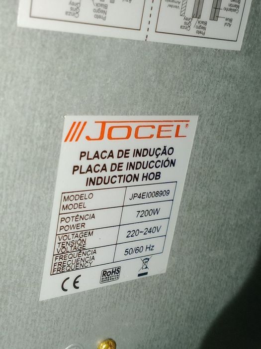 Placa de indução jocel boster