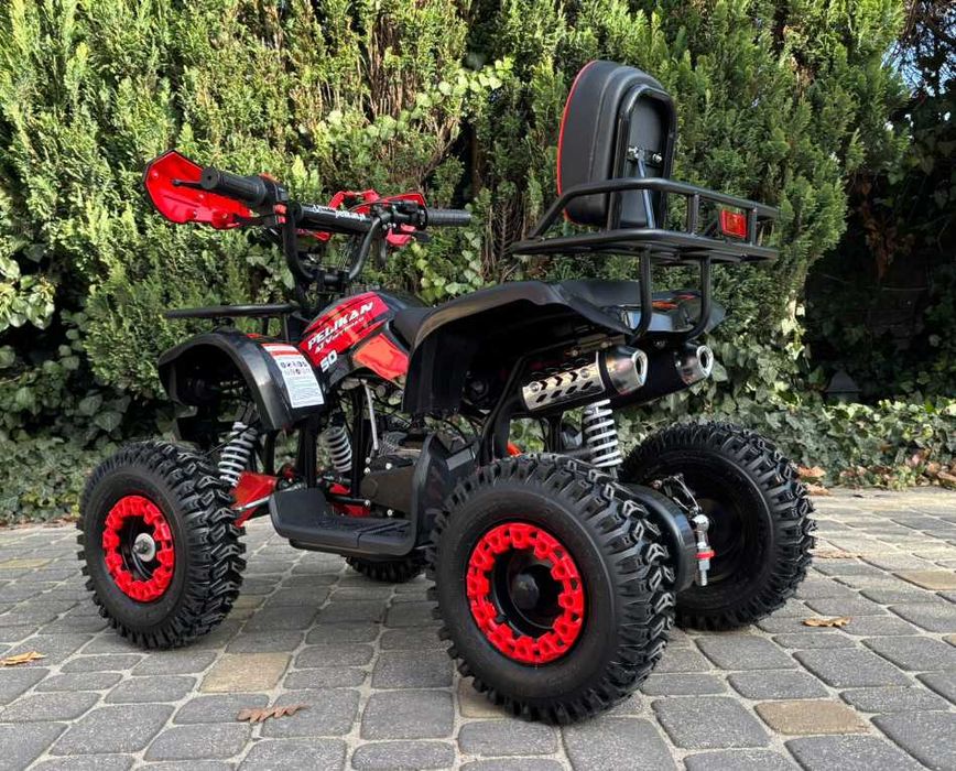 MINI QUAD 50cc DLA DZIECI Pelikan Torino | Regulacja prędkości Oparcie