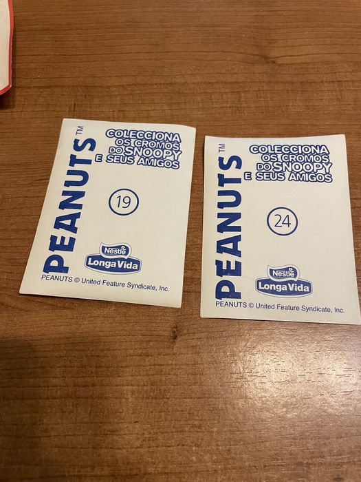 Cromos Peanuts Snoopy