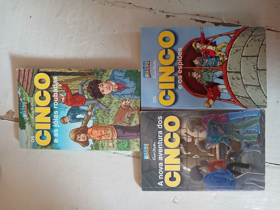 8 Livros "Os Cinco"- Diferebtes edições