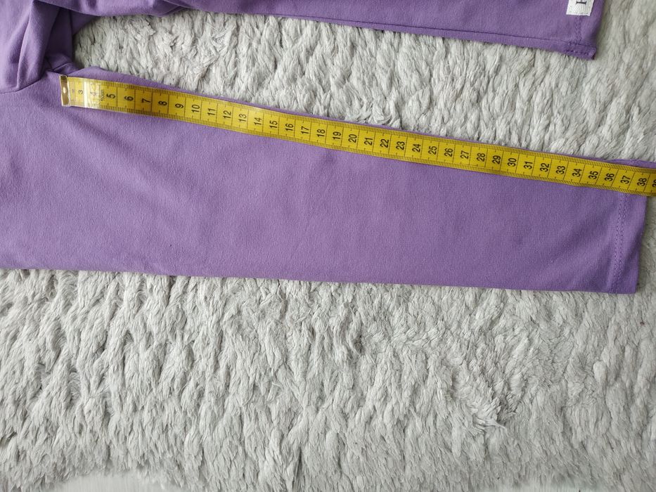 Nowe legginsy z falbankami/fioletowe/koronka/Helen/r.104