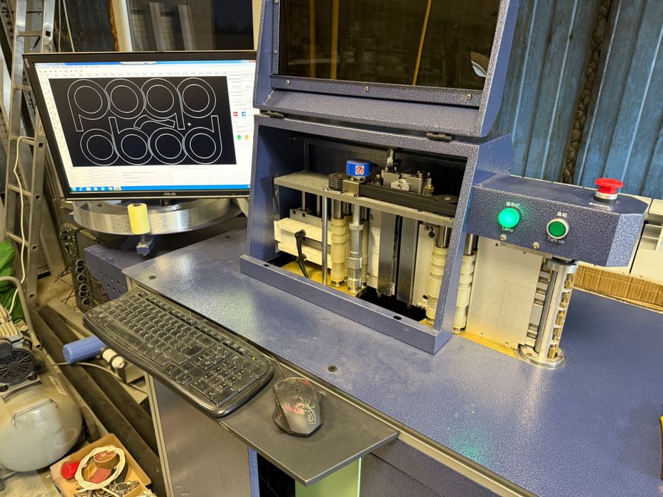 Giętarka CNC do liter 3D z aluminium, dostępna "od zaraz"
