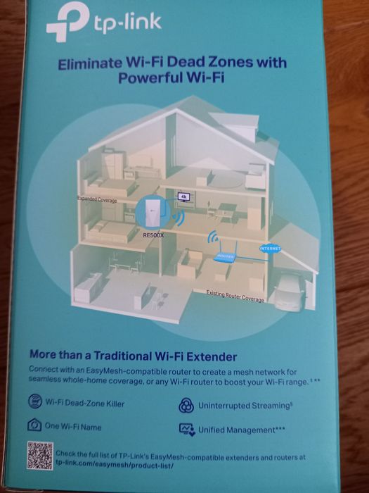 Wzmacniacz wifi TP-Link RE500X