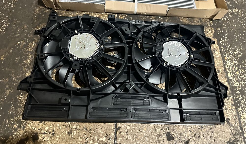 Дифузор, вентилятори охолодження 1.5L Nisan rogue 2022- 2026