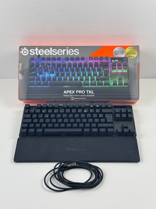 Клавіатура SteelSeries Apex Pro TKL AZERTY Black (64860)