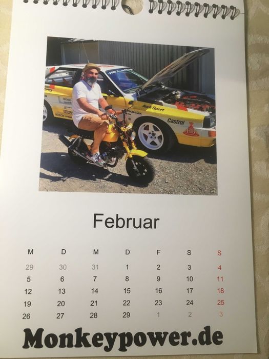 Fotocalendário 2024 Monkeypower.de 30x21 cms