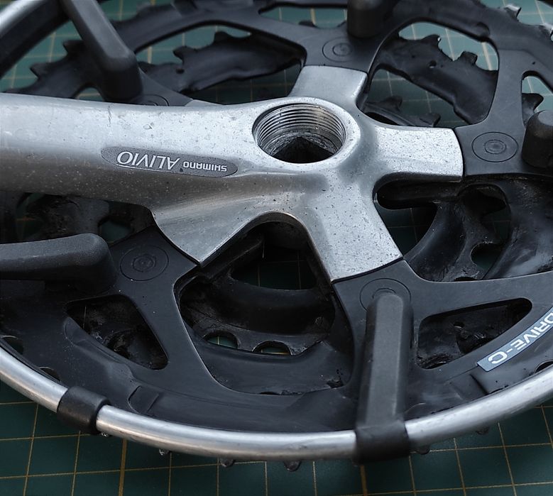 Mechanizm korbowy shimano alivio FC-M010 retro 170 mm