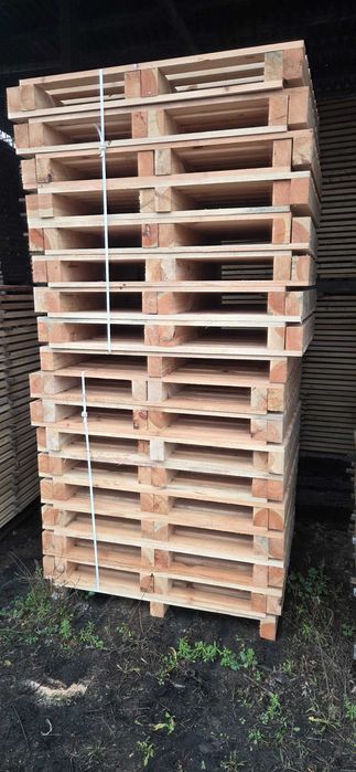 Nowa paleta 1200x1000 mm na kantówce mocna niestandardowa