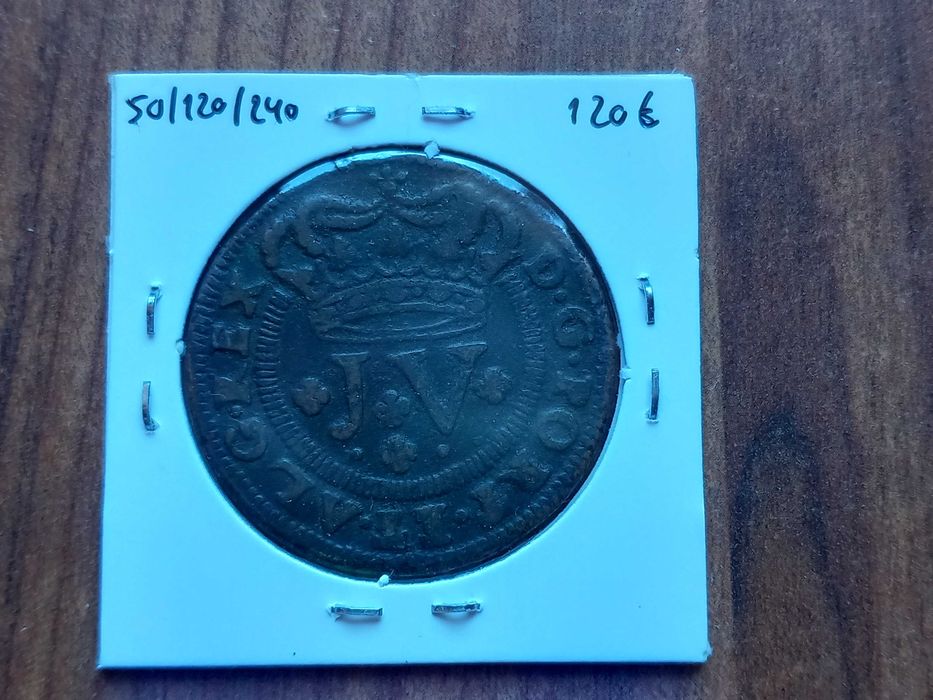 Moeda X Reis 1721 D. João V