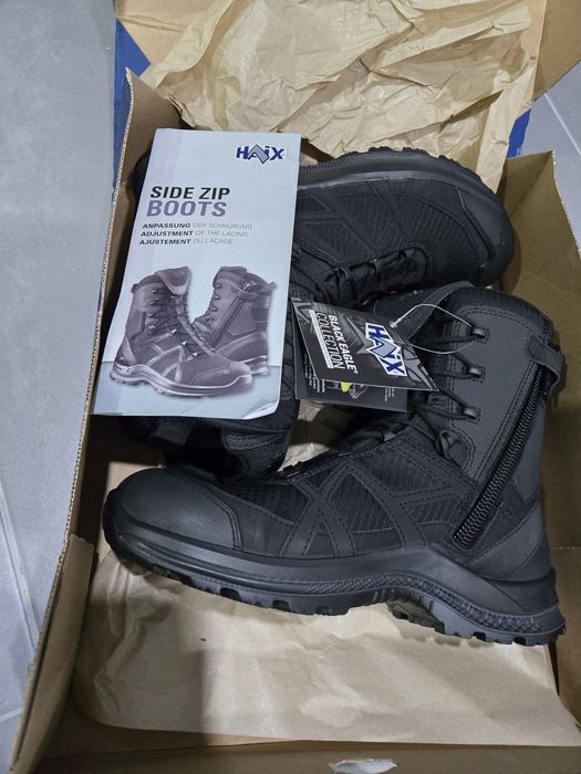 Botas haix Black eagle athletic 2.0t high sidezipper fecho