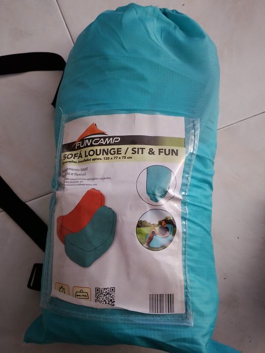 Sofá de praia  auto insuflável novo