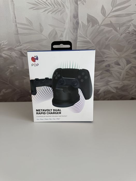 PDP Metavolt Ładowarka do padów PS5 Dualsense czarna, PlayStation 5