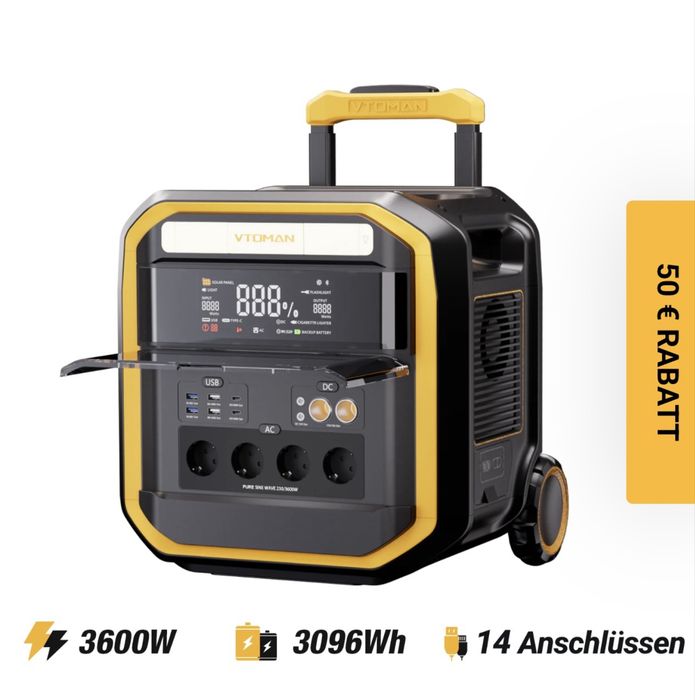 зарядна станція VTOMAN FlashSpeed ​​​​Pro3600