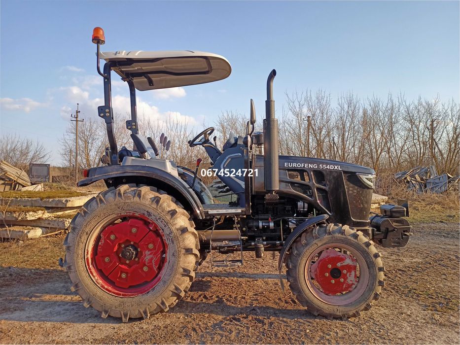 Трактор EUROFENG 554 DXL ТОП КОМПЛЕКТАЦІЯ! Реверс Примусова Компресор  доставка безкоштовна під ваш двір без передоплат