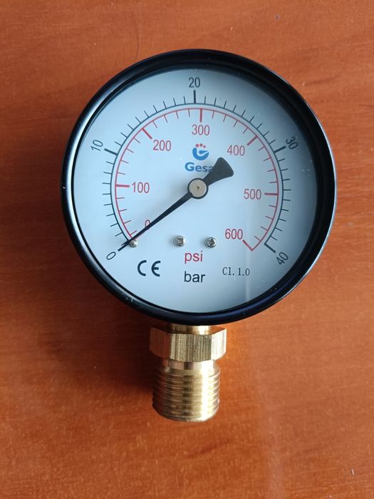 Manometr suchy 70, 0+40, dolny 1/2