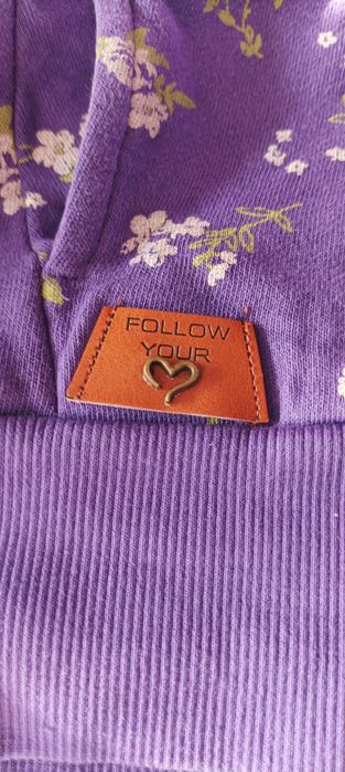 Bluza fioletowa z kapturem
