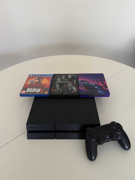 PS4 - Dualshock 4 - 3 Jogos incluídos