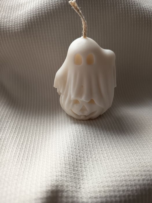 Świeczka sojowa duszek z dynią