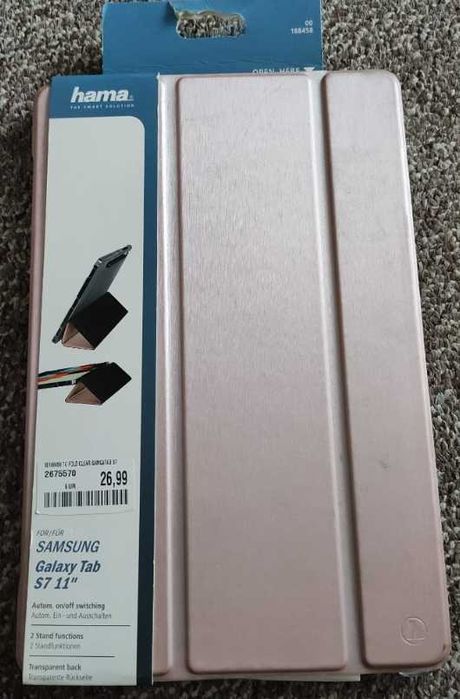 Hama "Fold Clear" Etui do Samsung Galaxy Tab S7 11" Rose Gold 188458