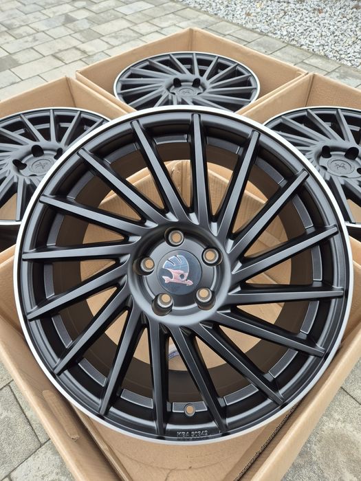 #KT17 Alufelgi R18 5x112 Skoda Octavia Superb Yeti Kodiaq Karoq TPMS