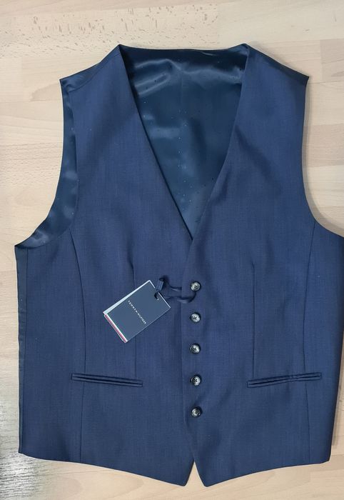 Kamizelka garniturowa, wełna 100 procent, tommy hilfiger.