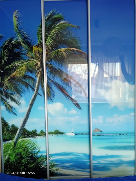 Dzwi do szafy przesuwnej z prowadnicą