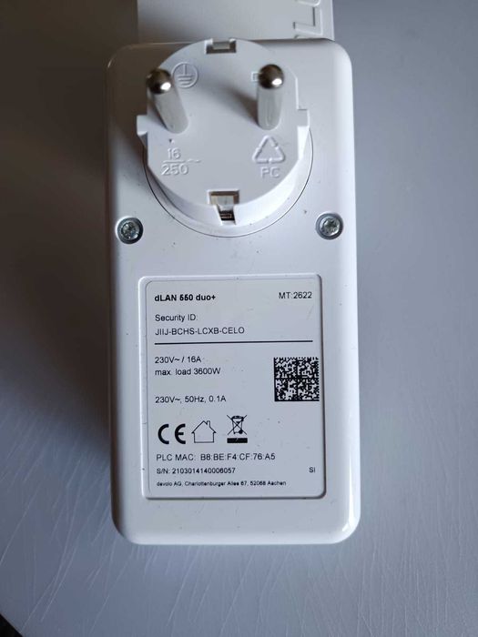 Powerline Devolo 550 Duo+64283900265345121