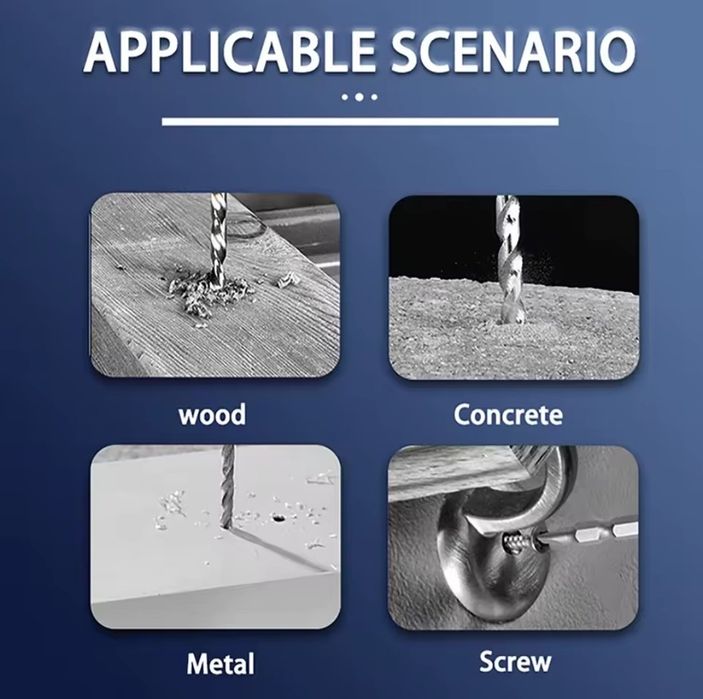 Aparafusadora c/ 2 Baterias, Mala e Acessórios