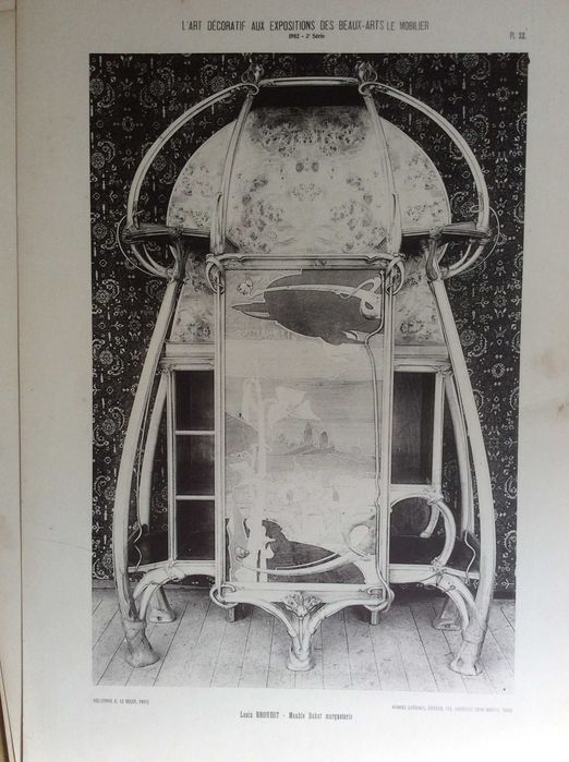 Tema: Mobiliário.  Estampas fotográficas.  Ano 1902.  Public. n.º 4