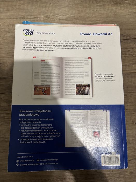 Podręcznik do języka polskiego- Ponad Słowami 3, część 1