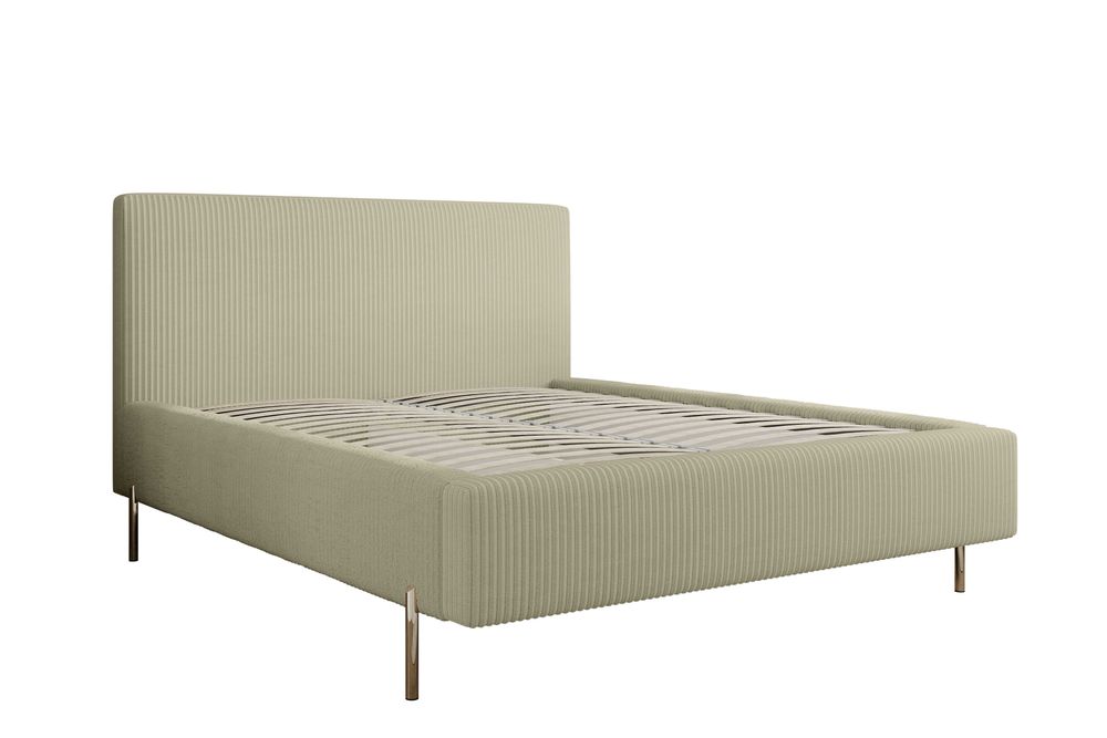 Łóżko DO SYPIALNI tapicerowane z POJEMNIKIEM na pościel RÓŻNE WYMIARY