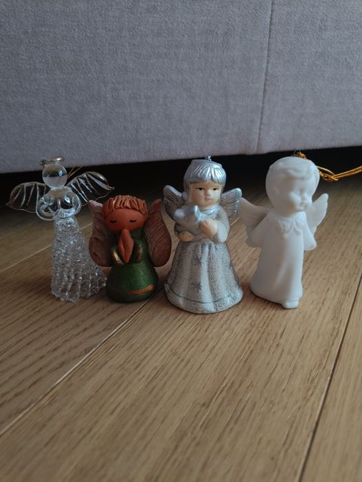Figurki aniołki 4 sztuki
