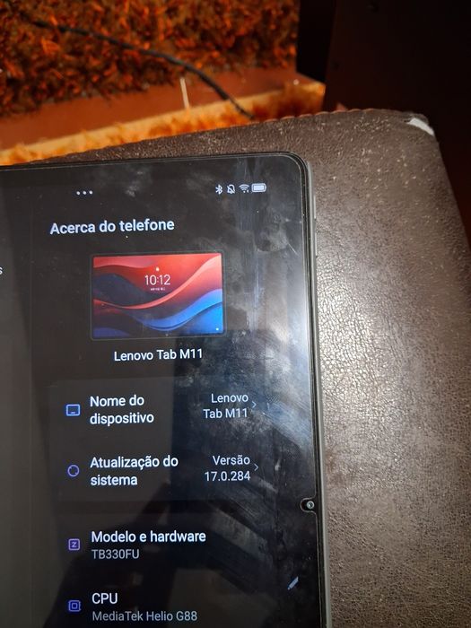 Tablet Lenovo M11 com capa e caneta