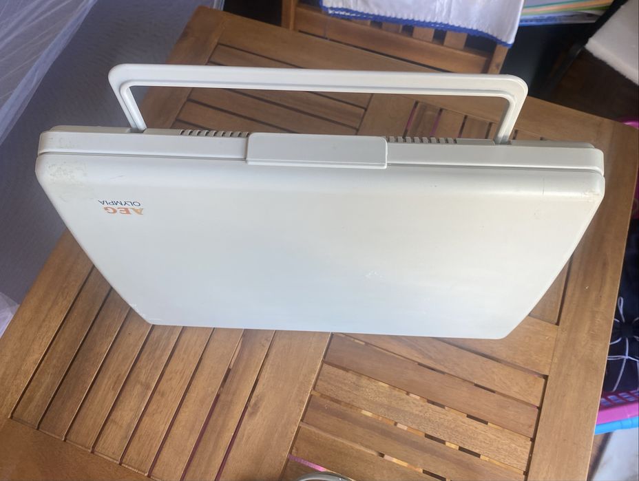 Typewriter. AEG Olympia Electric Typewriter with Fault64564047762563122