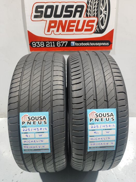 2 pneus como novos 225-45R17 Michelin - Oferta dos portes