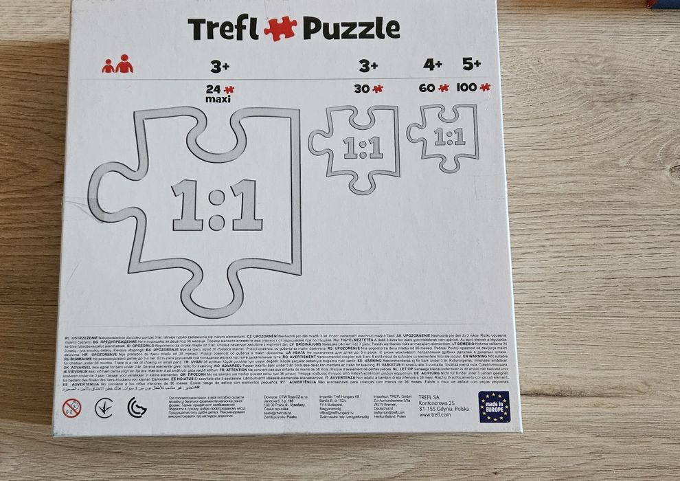 Puzzle Paw Patrol/Psi Patrol, 20, 36 i 50 elementów Trefl.